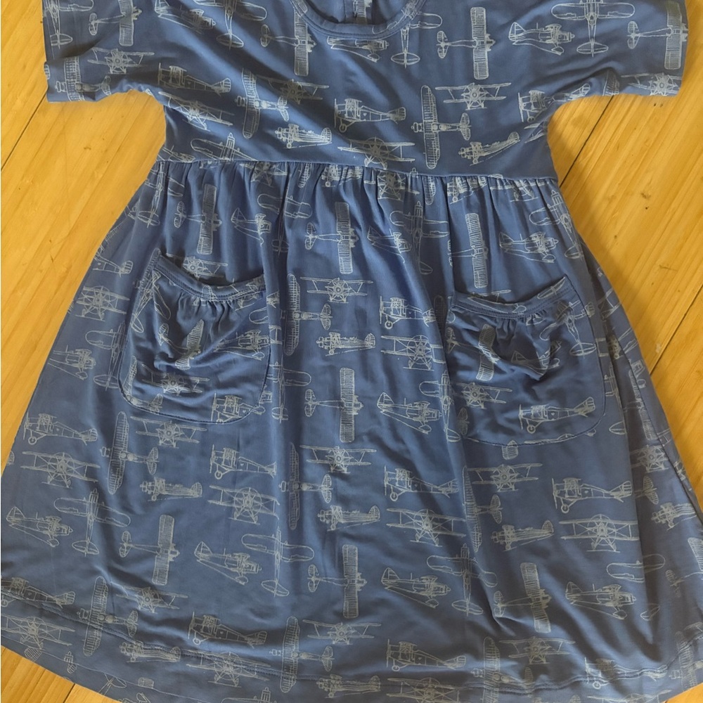 Kate Quinn 4T Airplane Print Dress – NWOT